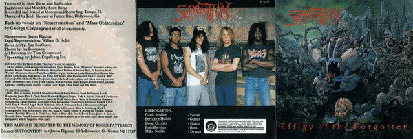 Suffocation : Effigy Of The Forgotten (CD, Album, RP)