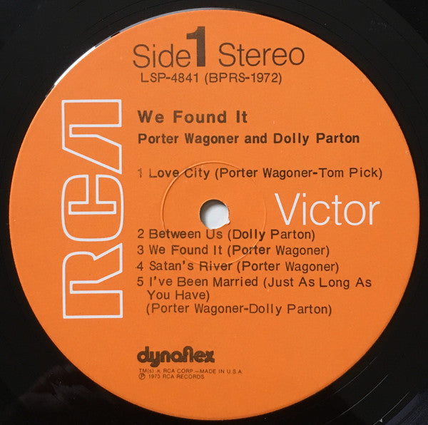 Porter Wagoner & Dolly Parton* : We Found It (LP, Album, Ind)