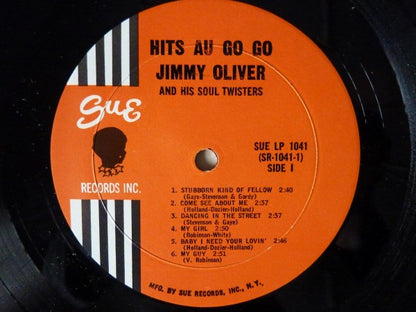 Jimmy Oliver And His Soul Twisters : Hits Au-Go-Go (LP, Album, Mono)
