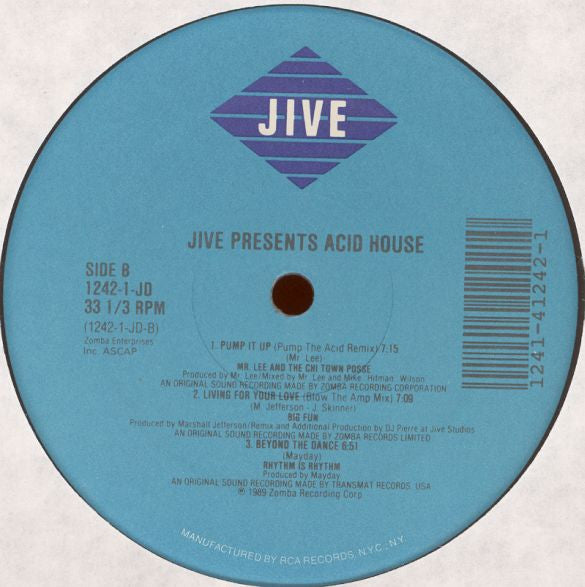Various : Jive Presents Acid House (LP, Comp, EMW)