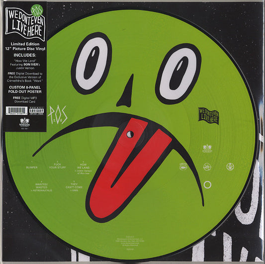 P.O.S. (3) : We Don't Even Live Here (LP, Ltd, Pic)