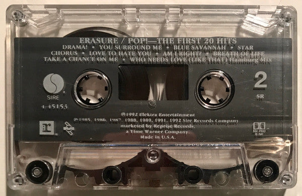 Erasure : Pop! - The First 20 Hits (Cass, Comp, SR,)