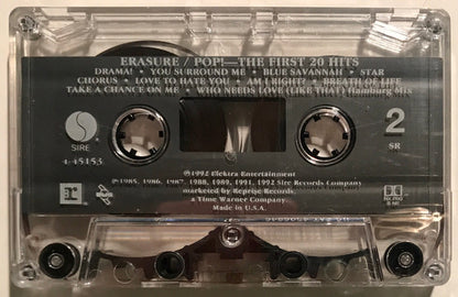 Erasure : Pop! - The First 20 Hits (Cass, Comp, SR,)