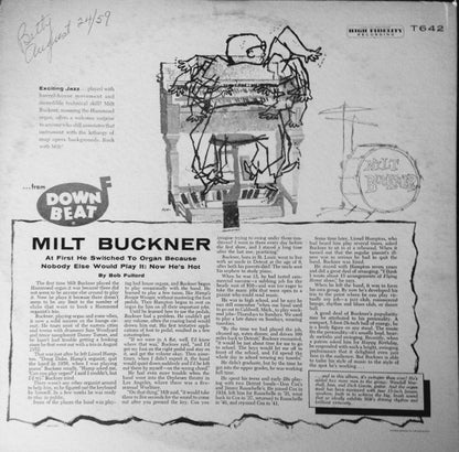 Milt Buckner : Rockin' With Milt (LP, Album, Mono)