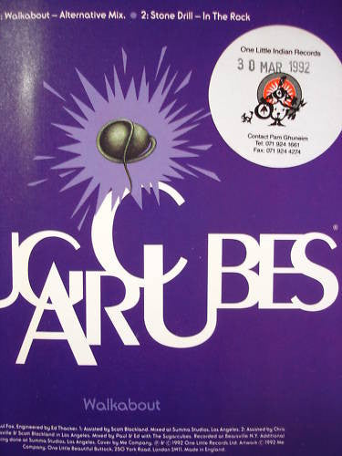 The Sugarcubes : Walkabout (7", Single)