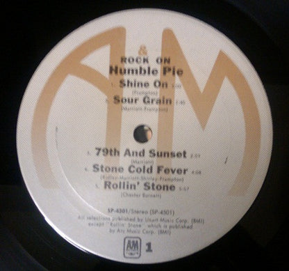 Humble Pie : Rock On (LP, Album, RE, Ter)