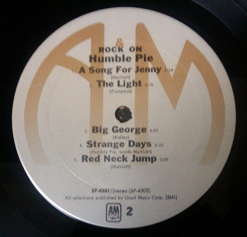 Humble Pie : Rock On (LP, Album, RE, Ter)