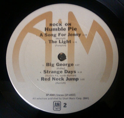 Humble Pie : Rock On (LP, Album, RE, Ter)