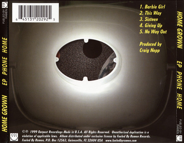 Home Grown (2) : EP Phone Home (CD, EP)