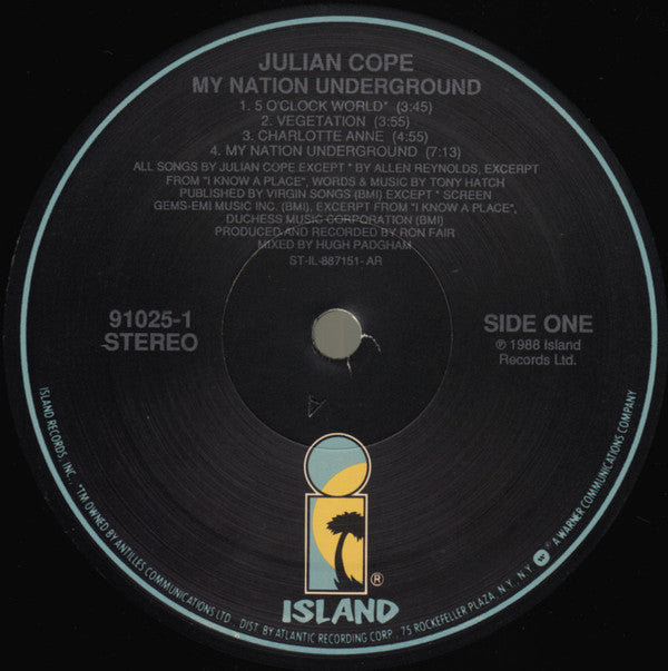 Julian Cope : My Nation Underground (LP, Album)