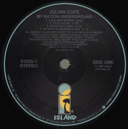 Julian Cope : My Nation Underground (LP, Album)