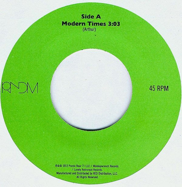 RNDM (3) : Modern Times (7", Ltd)
