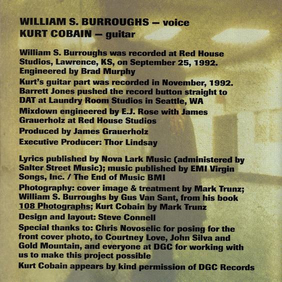 William S. Burroughs / Kurt Cobain : The "Priest" They Called Him (CD)