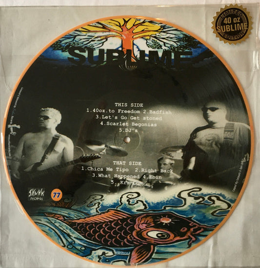 Sublime (2) : 40oz. To Freedom (LP, Ltd, Pic, Ora)