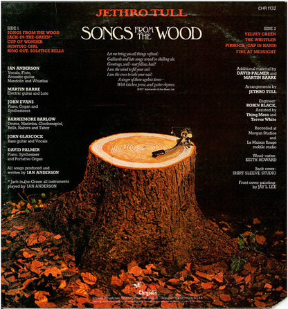 Jethro Tull : Songs From The Wood (LP, Album, Pit)