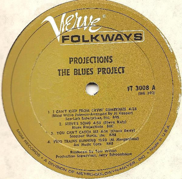 The Blues Project : Projections (LP, Album, Mono)