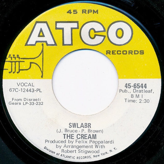 The Cream* : Sunshine Of Your Love (7", Single, Mono, PL )