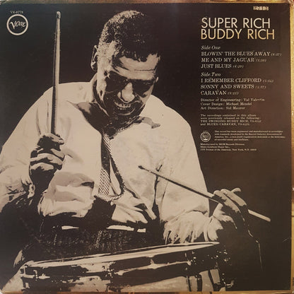 Buddy Rich : Super Rich (LP, Comp, Promo)