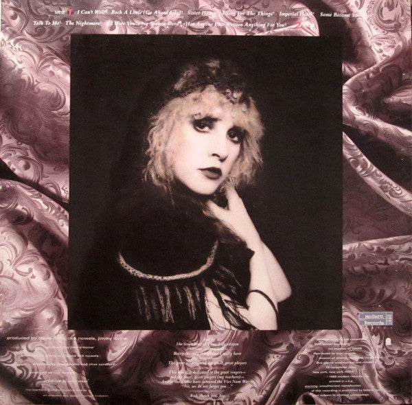 Stevie Nicks : Rock A Little (LP, Album, Club, Car)