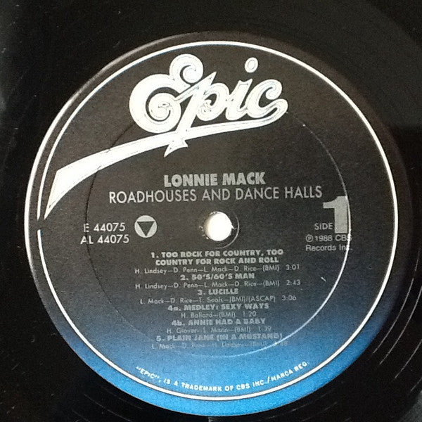 Lonnie Mack : Roadhouses And Dancehalls (LP, Album)