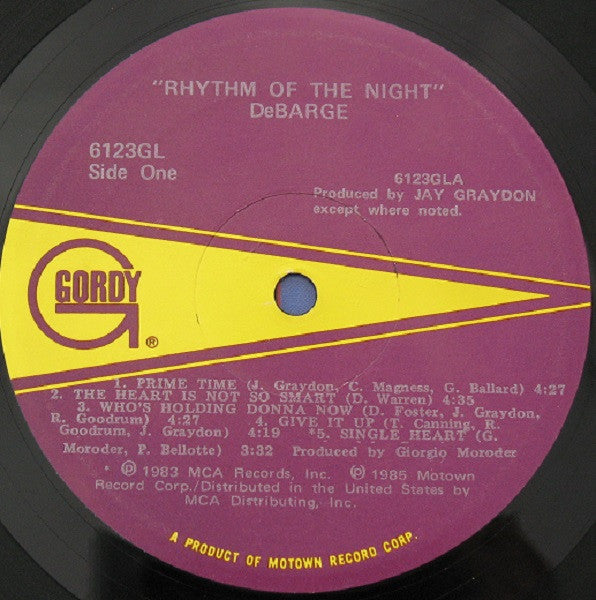 DeBarge : Rhythm Of The Night (LP, Album)