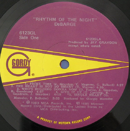 DeBarge : Rhythm Of The Night (LP, Album)