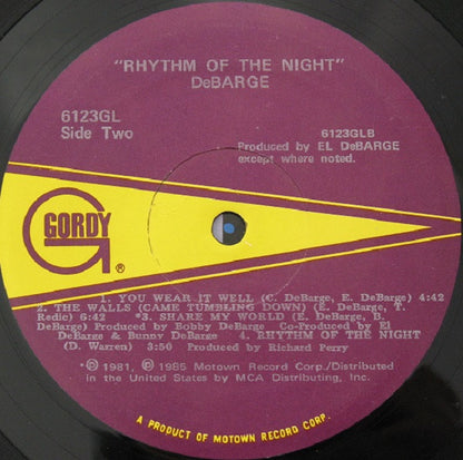 DeBarge : Rhythm Of The Night (LP, Album)