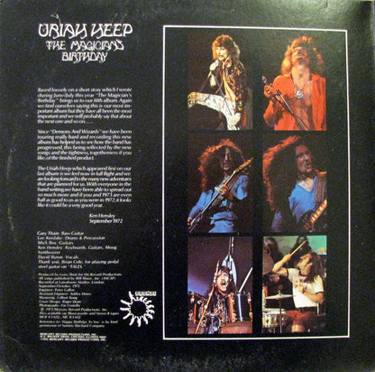 Uriah Heep : The Magician's Birthday (LP, Album, RE, PRC)