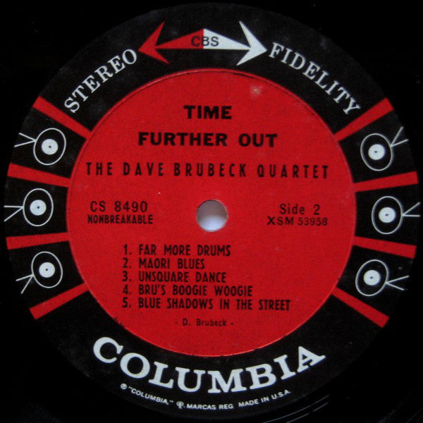The Dave Brubeck Quartet : Time Further Out (Miro Reflections) (LP, Album, Pit)