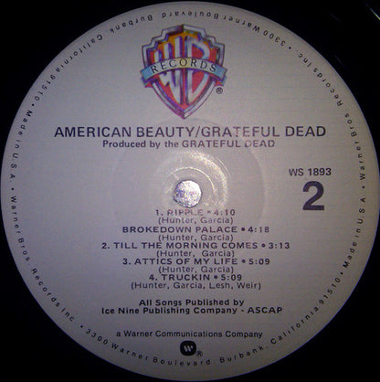 The Grateful Dead : American Beauty (LP, Album, RE, Win)