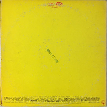 The Steve Miller Band* : Brave New World (LP, Album, Scr)