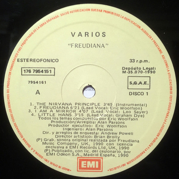 Freudiana : Freudiana (2xLP, Album, Gat)