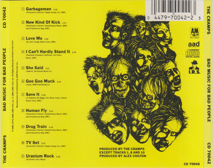 The Cramps : Bad Music For Bad People (CD, Comp, RE)