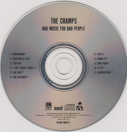 The Cramps : Bad Music For Bad People (CD, Comp, RE)