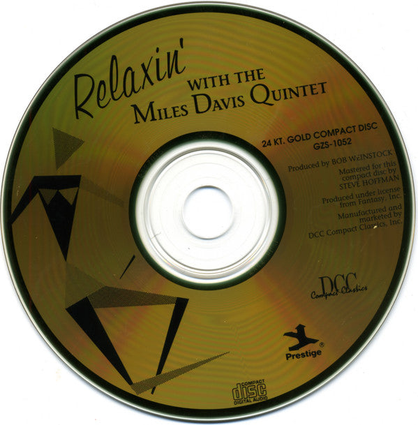 The Miles Davis Quintet : Relaxin' With The Miles Davis Quintet (CD, Album, Mono, RE, RM, 24 )