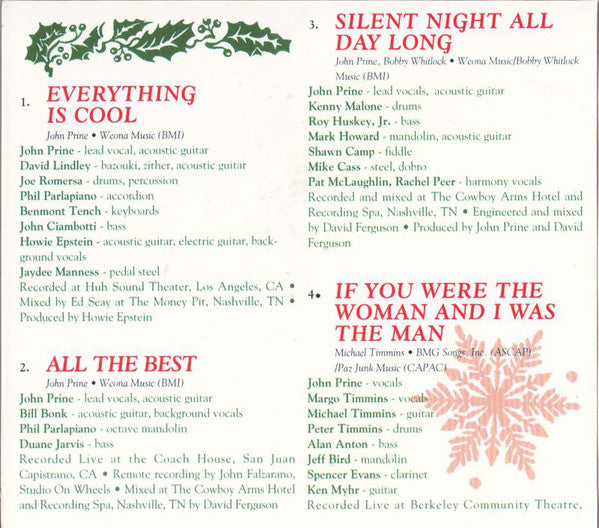 John Prine : A John Prine Christmas (CD, Album, RE, Dig)