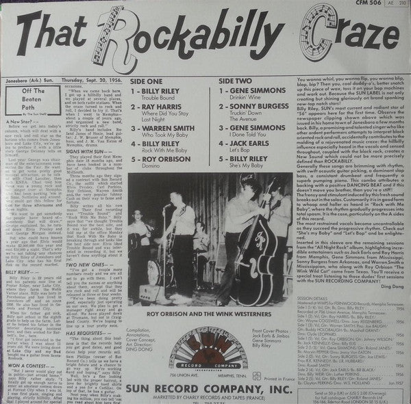 Various : Rockabilly Craze! (10", Comp)