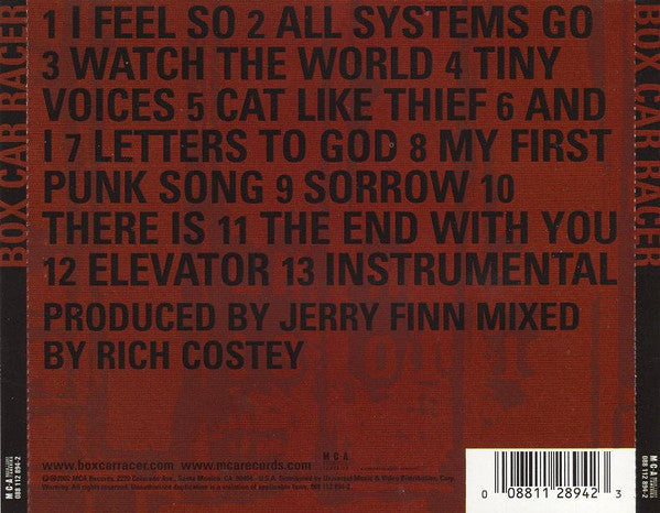 Box Car Racer : Box Car Racer (CD, Album)