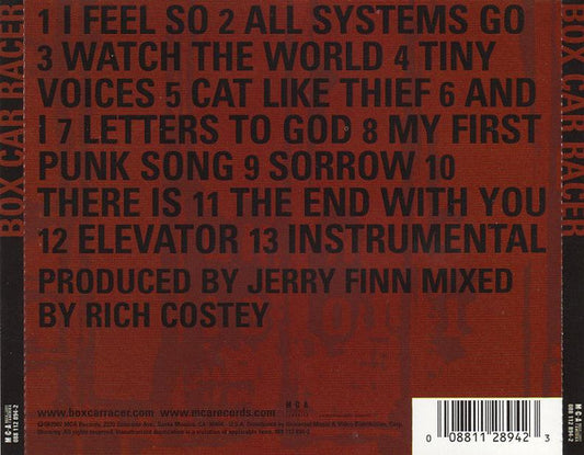 Box Car Racer : Box Car Racer (CD, Album)