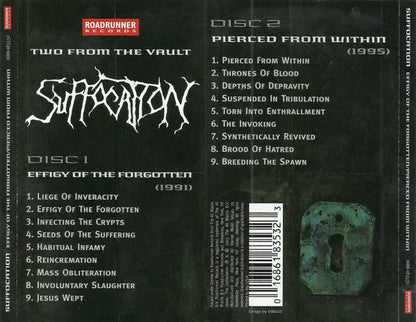 Suffocation : Effigy Of The Forgotten / Pierced From Within (2xCD, Comp, RM)