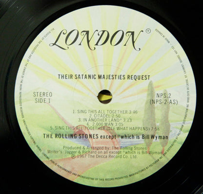 The Rolling Stones : Their Satanic Majesties Request (LP, Album, RE)