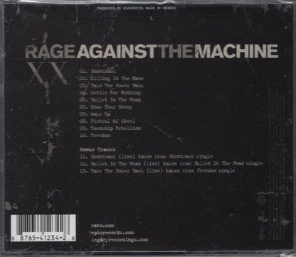 Rage Against The Machine : Rage Against The Machine XX (CD, Album, RE, RM)