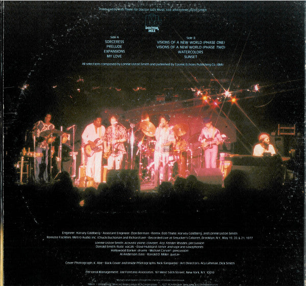 Lonnie Liston Smith : Live! (LP, Album, Gat)
