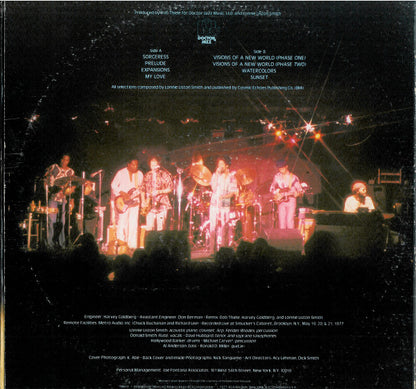 Lonnie Liston Smith : Live! (LP, Album, Gat)