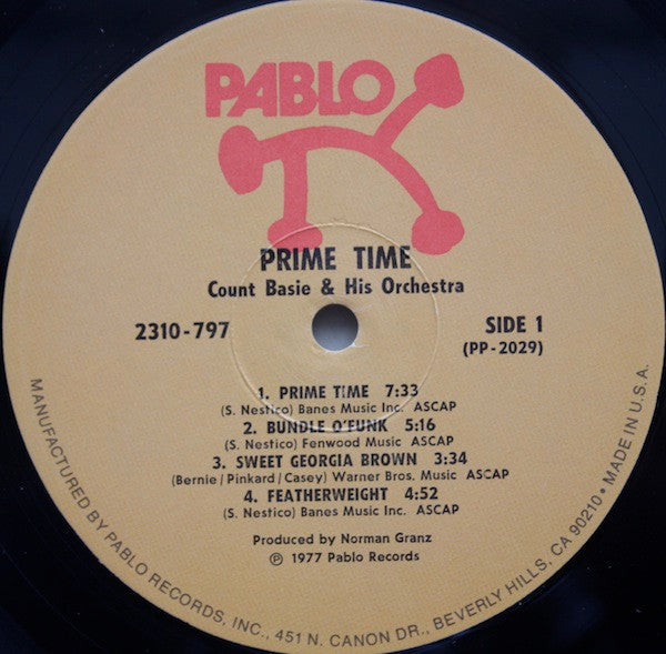 Count Basie And His Orchestra* : Prime Time (LP, Ind)