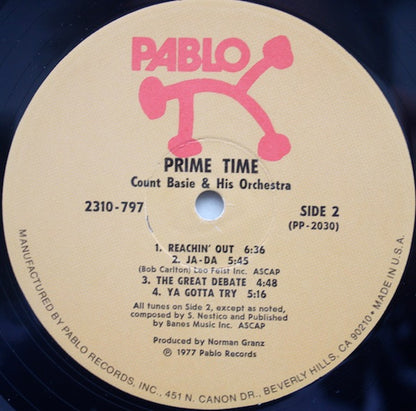 Count Basie And His Orchestra* : Prime Time (LP, Ind)