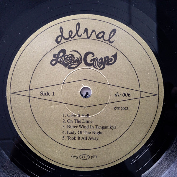 Legendary Grape* : Legendary Grape (LP, Album, RE)