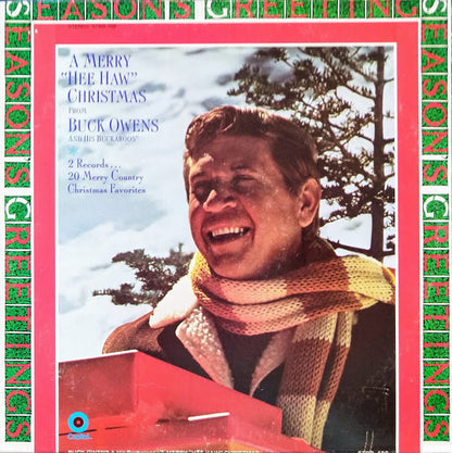 Buck Owens And His Buckaroos : A Merry "Hee Haw" Christmas (2xLP, Album, Comp, RE, Gat)