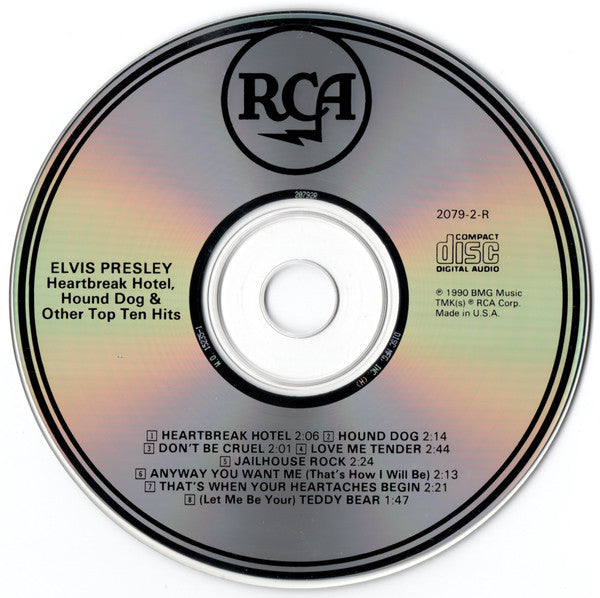 Elvis Presley : Heartbreak Hotel, Hound Dog & Other Top Ten Hits (CD, Comp, RM)