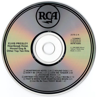 Elvis Presley : Heartbreak Hotel, Hound Dog & Other Top Ten Hits (CD, Comp, RM)